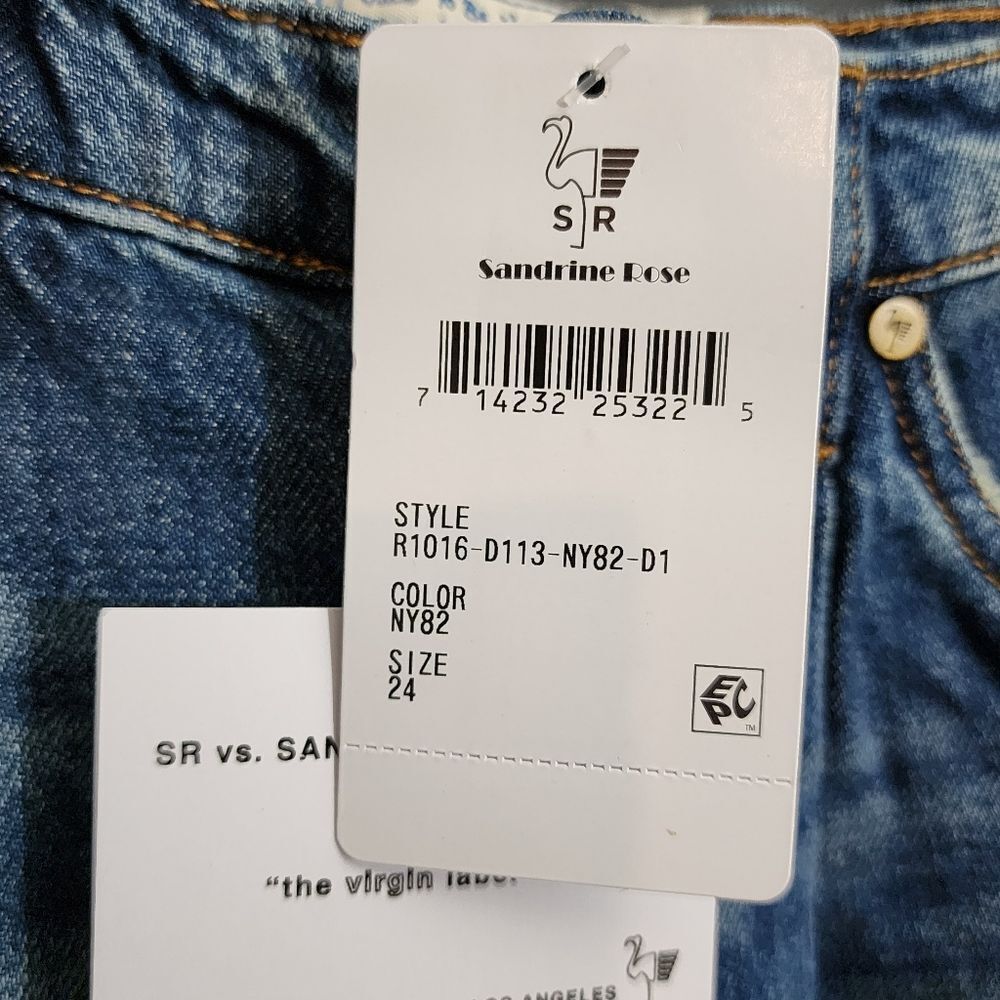 Sandrine Rose x Free People The Fred Distressed Jeans                        416 - Picture 14 of 16
